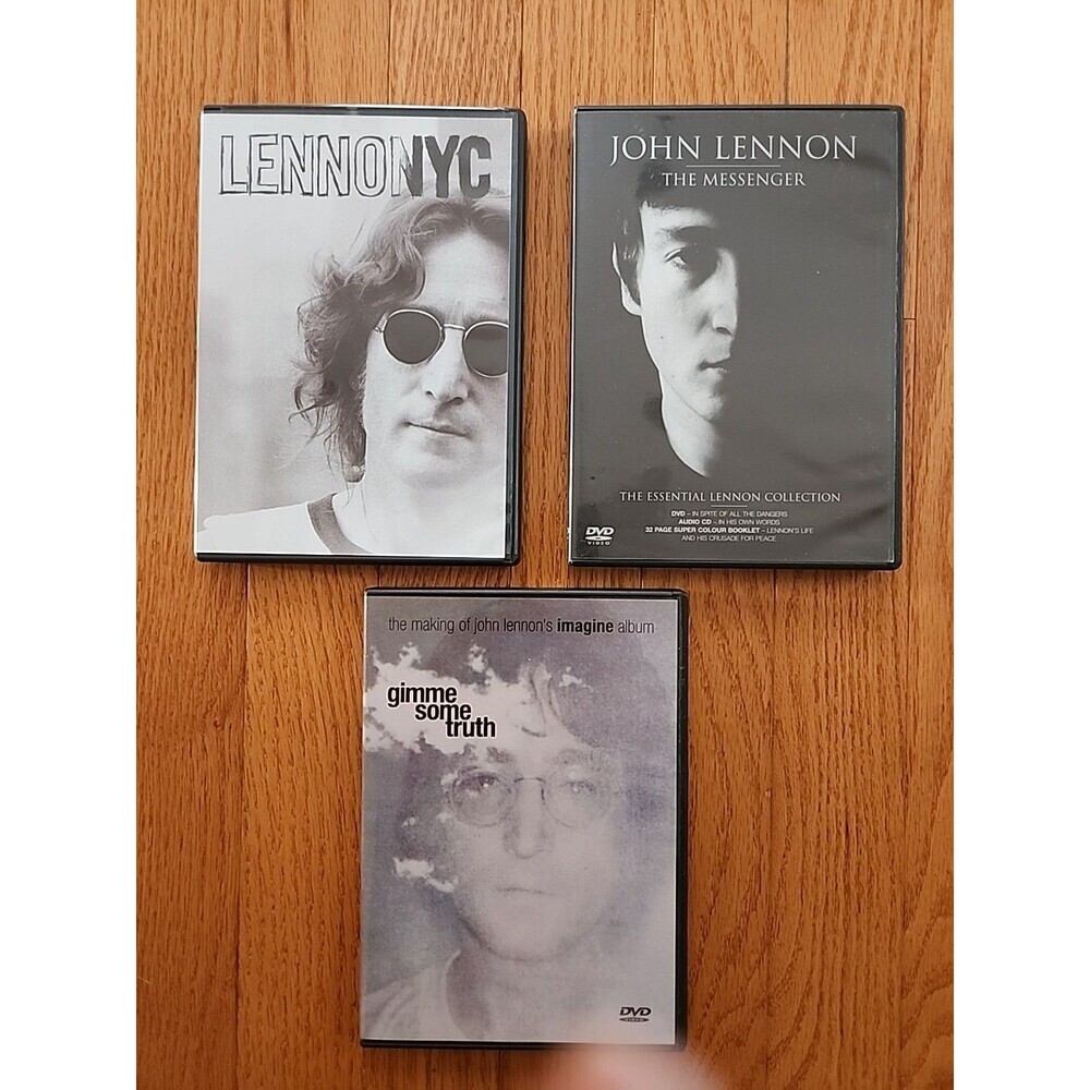 John Lennon DVDs, Lot.of 3